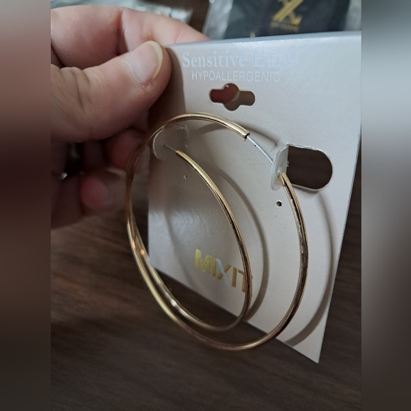 Mixit XL hoop earrings hypoallergenic - Picture 3 of 4